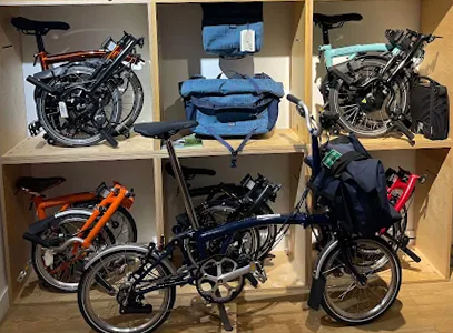 Intérieur magasin de vélos Parly 2