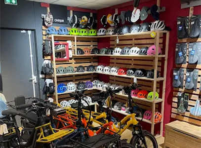Intérieur magasin de vélos Parly 2